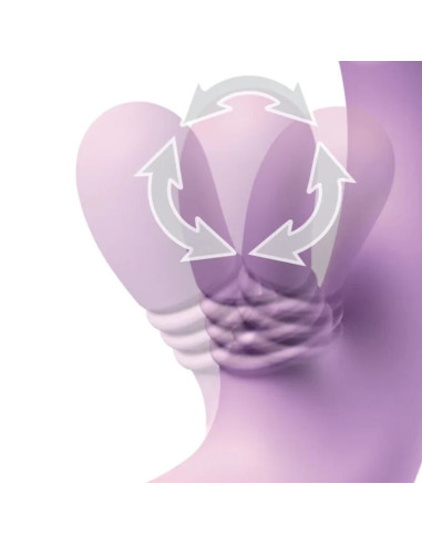 FANTASY FOR HER INTIMOTION FLUTTER PRO PURPLE G SPOT CLITORAL RABBIT VIBRATOR