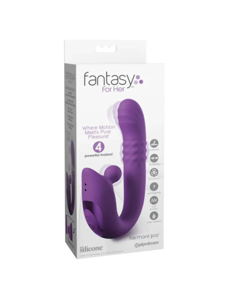 FANTASY FOR HER HARMONI PRO PURPLE G SPOT CLITORAL RABBIT VIBRATOR