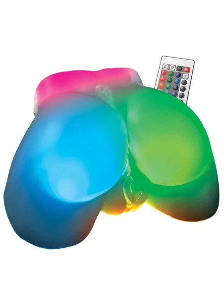 PDX ELITE GO GO BOOTY LED MEGA ILLUMINATED MALE MASTURBATOR