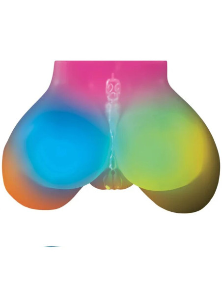PDX ELITE GO GO BOOTY LED MEGA ILLUMINATED MALE MASTURBATOR