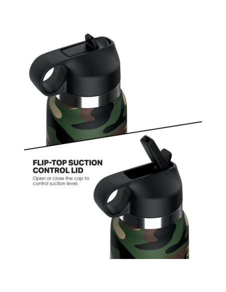 PDX PLUS FAP FLASK HAPPY CAMPER DISCREET MASTURBATOR CAMOUFLAGE