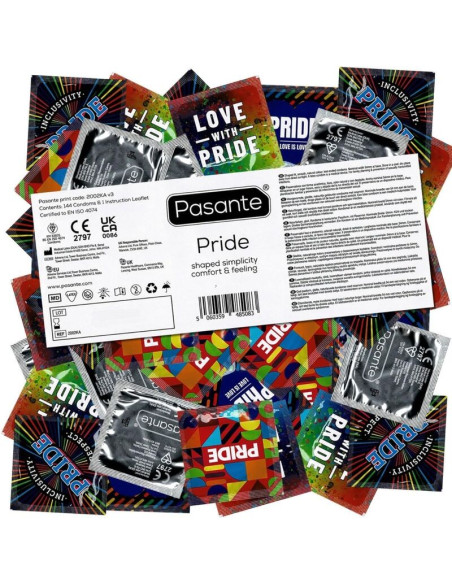 PASANTE FORMAT GAY PRIDE 144 PACK CONDOMS