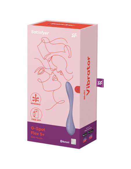 SATISFYER G SPOT FLEX 5 MULTI VIBRATOR LILAC