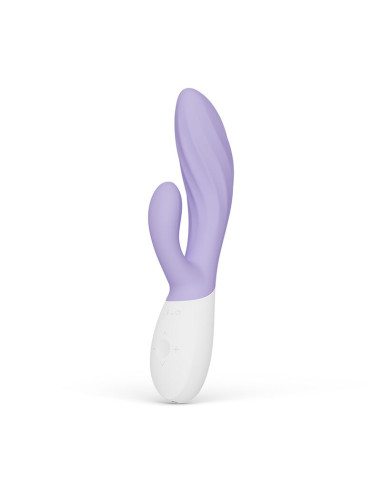 LELO INA TWIST DOUBLE VIBRATOR RABBIT FOR G SPOT AND CLITORIS LAVENDER