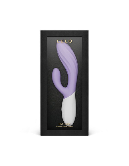 LELO INA TWIST DOUBLE VIBRATOR RABBIT FOR G SPOT AND CLITORIS LAVENDER