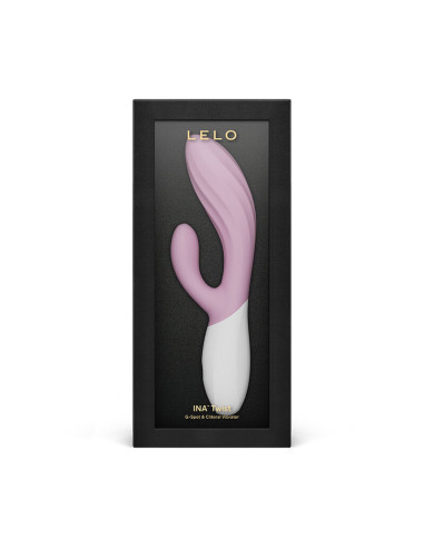 LELO INA TWIST DOUBLE VIBRATOR RABBIT FOR G SPOT AND CLITORIS PINK