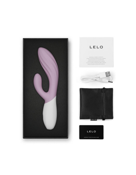 LELO INA TWIST DOUBLE VIBRATOR RABBIT FOR G SPOT AND CLITORIS PINK