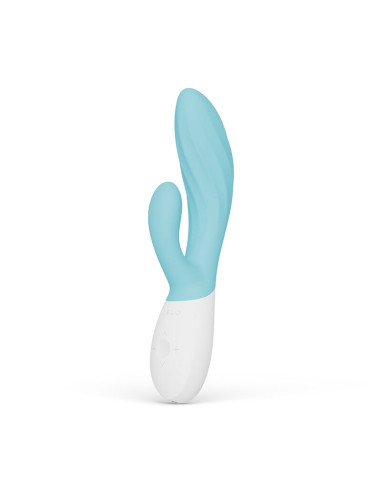 LELO INA TWIST DOUBLE VIBRATOR RABBIT FOR G SPOT AND CLITORIS BLUE