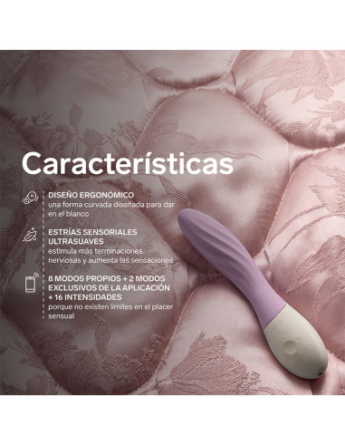 LELO MONA TWIST RECHARGEABLE APP CONTROLLED G SPOT VIBRATOR LAVENDER