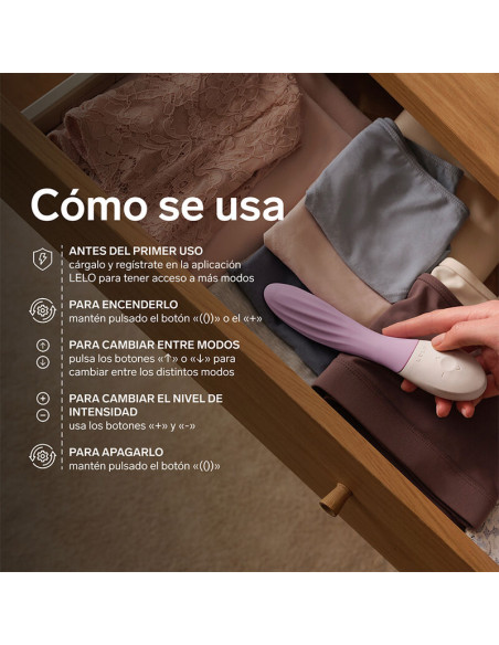 LELO MONA TWIST RECHARGEABLE APP CONTROLLED G SPOT VIBRATOR LAVENDER