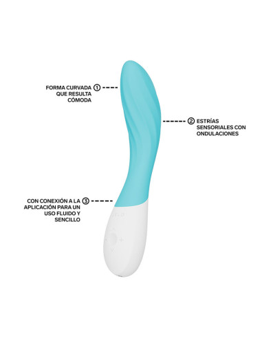 LELO MONA TWIST RECHARGEABLE APP CONTROLLED G SPOT VIBRATOR LAVENDER