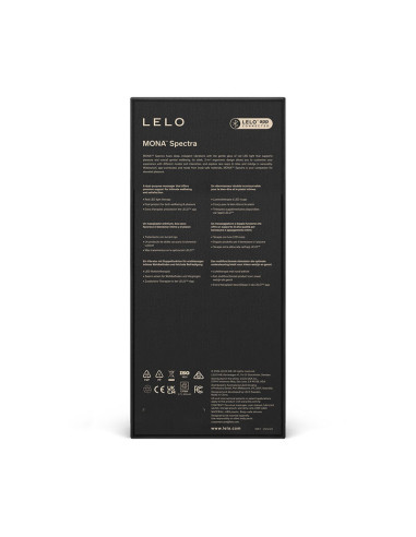 LELO MONA SPECTRA RED LIGHT INTIMATE MASSAGER RECHARGEABLE APP CONTROLLED