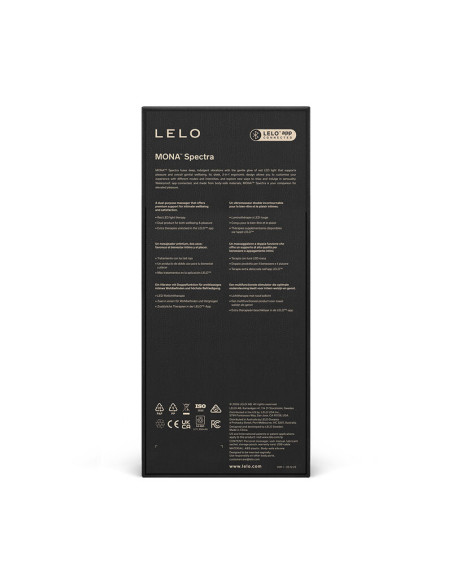 LELO MONA SPECTRA RED LIGHT INTIMATE MASSAGER RECHARGEABLE APP CONTROLLED