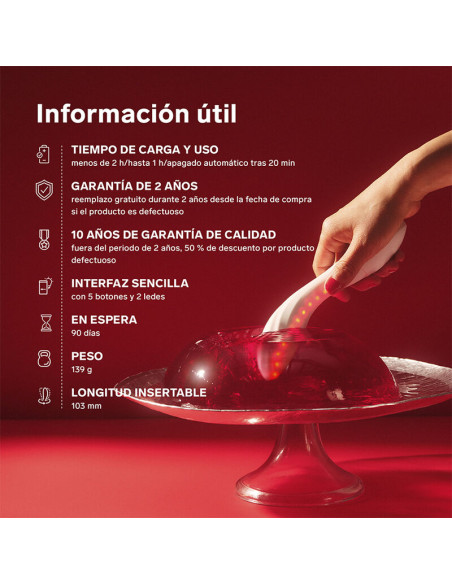 LELO MONA SPECTRA RED LIGHT INTIMATE MASSAGER RECHARGEABLE APP CONTROLLED