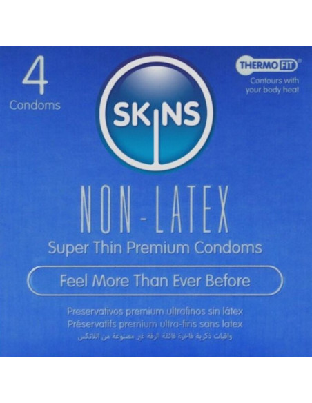 SKINS LATEX FREE CONDOMS PACK OF 4