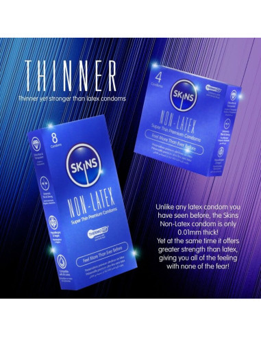 SKINS LATEX FREE CONDOMS PACK OF 4