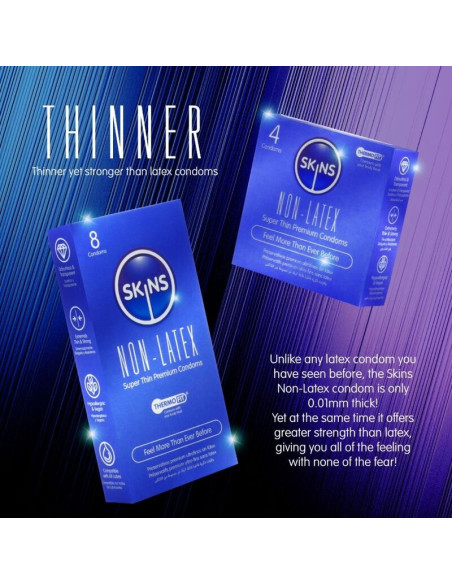 SKINS LATEX FREE CONDOMS PACK OF 4