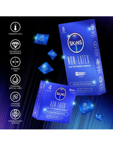SKINS LATEX FREE CONDOMS PACK OF 4
