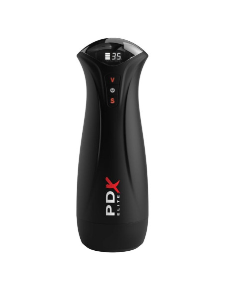 PDX ELITE FAP GASM CLEAR MALE MASTURBATOR WITH INTERMITTENT SUCTION