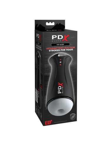 PDX ELITE FAP GASM CLEAR MALE MASTURBATOR WITH INTERMITTENT SUCTION