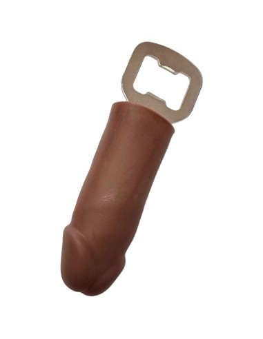 DIABLO PICANTE BROWN RUBBER PENIS SHAPED OPENER