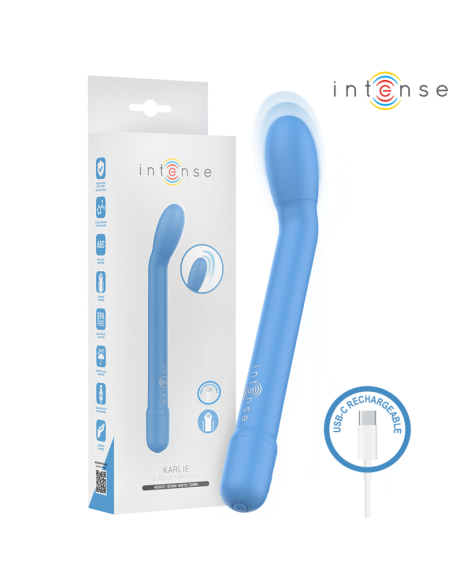 INTENSE KARLIE RECHARGEABLE G SPOT STIMULATOR BLUE