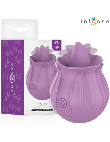 INTENSE AZALEA FLOWER CLIT STIMULATING 10 VIBRATIONS PURPLE