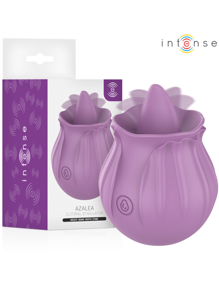 INTENSE AZALEA FLOWER CLIT STIMULATING 10 VIBRATIONS PURPLE