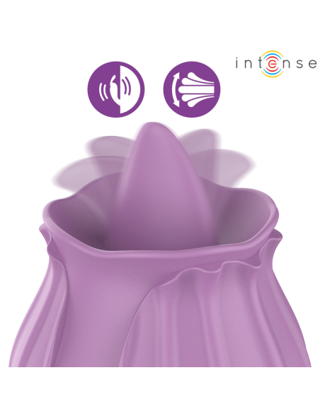 INTENSE AZALEA FLOWER CLIT STIMULATING 10 VIBRATIONS PURPLE
