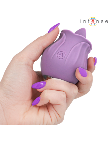 INTENSE AZALEA FLOWER CLIT STIMULATING 10 VIBRATIONS PURPLE