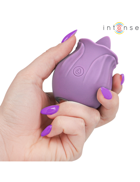 INTENSE AZALEA FLOWER CLIT STIMULATING 10 VIBRATIONS PURPLE