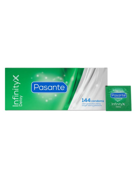 PASANTE DELAY INFINITY CONDOMS BOX 144 UNITS