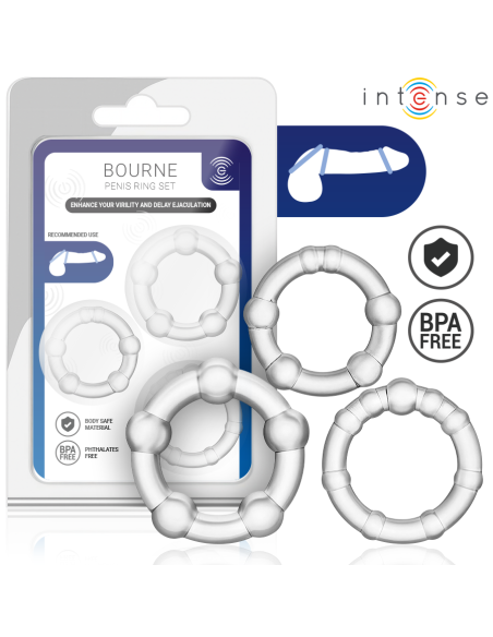 INTENSE BOURNE SET OF 3 PENIS RING