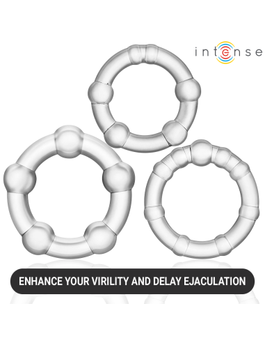 INTENSE BOURNE SET OF 3 PENIS RING
