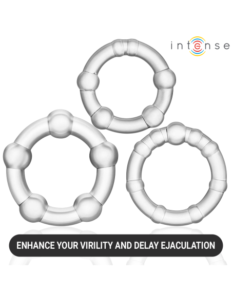 INTENSE BOURNE SET OF 3 PENIS RING