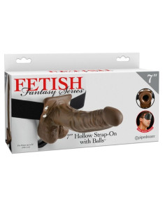 FETISH FANTASY SERIES SERIES 7 HOLLOW STRAP ON WITH BALLS