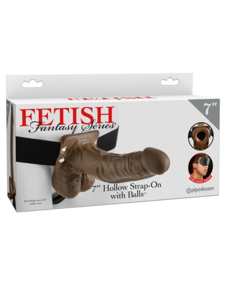 FETISH FANTASY SERIES SERIES 7 HOLLOW STRAP ON WITH BALLS