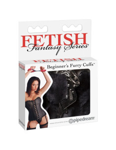 FETISH FANTASY SERIES FURRY CUFFS BLACK