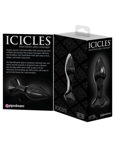 ICICLES N 78 GLASS ANAL PLUG