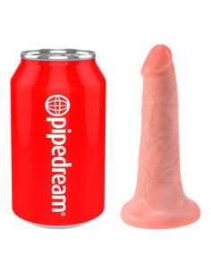KING COCK DILDO WITH BALLS 14 CM FLESH