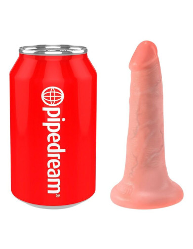 KING COCK DILDO WITH BALLS 14 CM FLESH