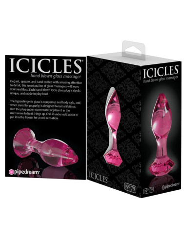 ICICLES N 79 GLASS ANAL PLUG