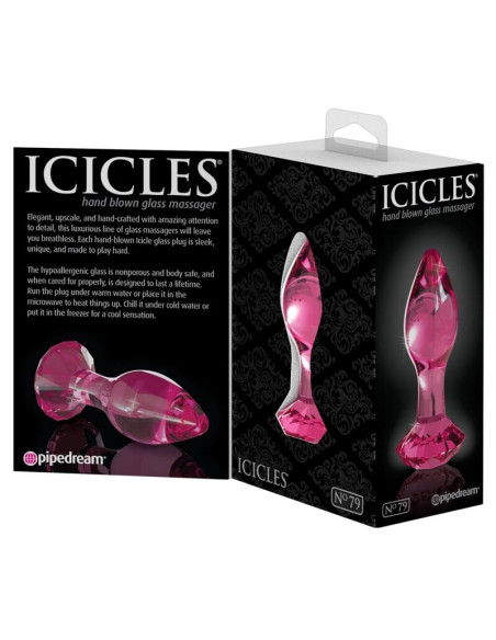 ICICLES N 79 GLASS ANAL PLUG