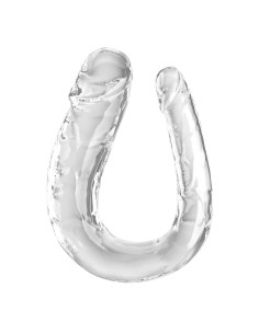 KING COCK DOUBLE TROUBLE DOUBLE DILDO 44 CM CLEAR