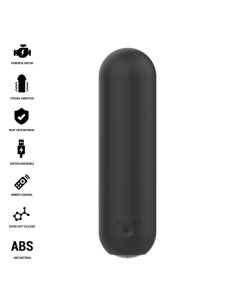 INTENSE JUDY RECHARGEABLE VIBRATING BULLET WITH REMOTE CONTROL BLACK 2