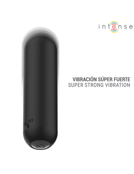 INTENSE JUDY RECHARGEABLE VIBRATING BULLET WITH REMOTE CONTROL BLACK