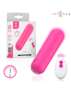 INTENSE JUDY RECHARGEABLE VIBRATING BULLET WITH REMOTE CONTROL PINK