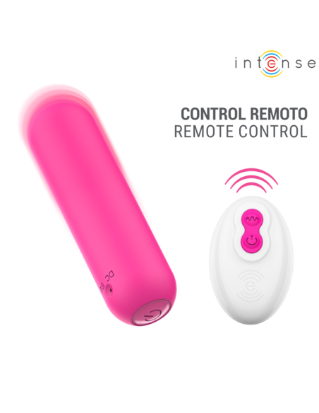 INTENSE JUDY RECHARGEABLE VIBRATING BULLET WITH REMOTE CONTROL PINK