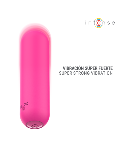 INTENSE JUDY RECHARGEABLE VIBRATING BULLET WITH REMOTE CONTROL PINK