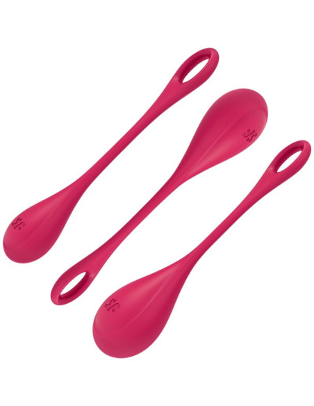 SATISFYER YONI POWER 1 KIT DE ENTRENAMIENTO ROJO